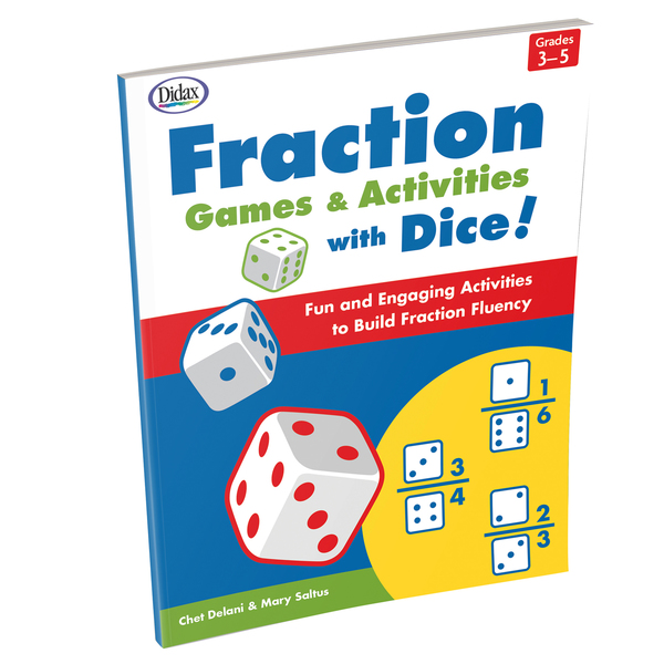 Didax Fraction Games + Activities with Dice Resource Book 211187